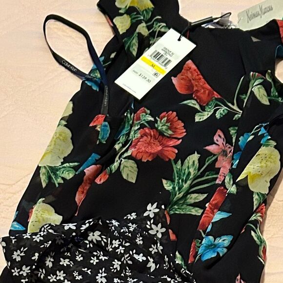 NWT Calvin Klein Floral Patchwork Maxi Dress(size medium) - Picture 5 of 8